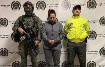 La mujer estaba detenida en Colombia desde su arresto el 29 de enero de 2024. FOTO: Fiscalía