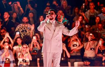 Bad Bunny es uno de los cantantes más exitosos de la actualidad. Realizó tres conciertos en Medellín. Foto: EL COLOMBIANO