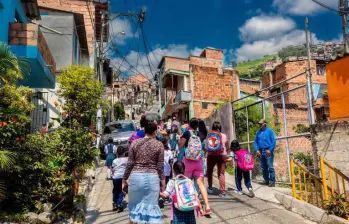 Hay 3.000 jóvenes y niños de 60 municipios en riesgo de ser reclutados por grupos ilegales. FOTO Camilo Suárez