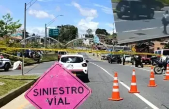 Incidente vial en el que perdió la vida el adulto mayor de 83 años. FOTO: imagen tomada de redes.