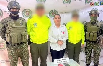 Captura de la lideresa social Teresa Jaramillo Giraldo en mayo de este año. FOTO: Cortesía
