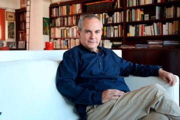 El ensayista y sacerdote Pablo d’Ors escribió Biografía del Silencio. Foto: cortesía Hay Festival-Amaya Aznar.