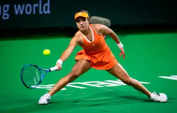 La tenista cucuteña Camila Osorio, de 24 años, ocupa el puesto 58 del ranking mundial de la WTA. Es la mejor raqueta criolla. FOTO getty
