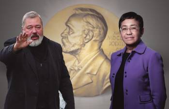 Nobel de Paz premió lucha por la libertad de prensa 