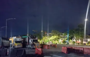La Vía al Llano el lunes 8 de septiembre a las 4:25 de la mañana. FOTO: REDES SOCIALES COVIANDINA
