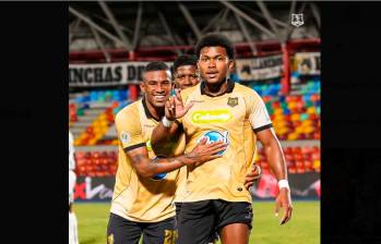 El delantero Jorge Rivaldo fue el encargado de marcar, como visitante, ante Llaneros en el 1-1 por la cuarta fecha de la Liga. FOTO CORTESÍA ÁGUILAS 
