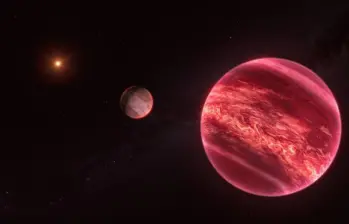 Ilustración artística del Sistema CD 35. FOTO Agencia Sinc/M. Kornmesser, ESO