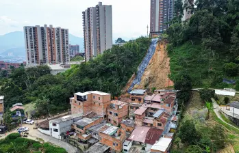El Valle de Aburrá es la región más afectada por movimientos en masa en Antioquia. 227 movimientos en masa, de los casi 2.200 ocurridos en la historia del Valle de Aburrá, dejaron víctimas fatales. FOTO: MANUEL SALDARRIAGA