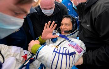 Frank Rubio aterrizó este miércoles en la región de Kazajistán FOTO @NASA_Astronauts