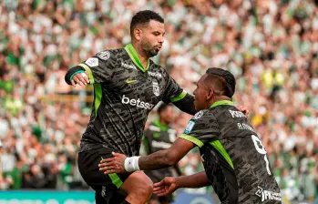 Alfreo Morelos y Edwwin Cardona, ingresaron para el segundo tiempo en el duelo ante Fortaleza en El Campín y le cambiaron la cara al equipo verdolaga. FOTO: @nacionaloficial