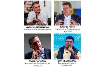 ¿Hace aguas la alianza de cuatro candidatos a la Gobernación?