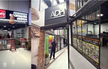 Hoy, en un área de unos 1.200 metros cuadrados, conviven cerca de 28 empresas, de las cuales nueve ya hacen parte del distrito formalmente del Distrito Gráfico de Medellín. FOTO: Cortesía