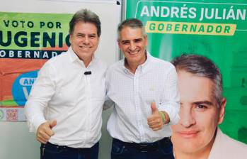 Eugenio Prieto y Andrés Julián Rendón definirán un candidato único el 7 de septiembre. FOTO CORTESÍA
