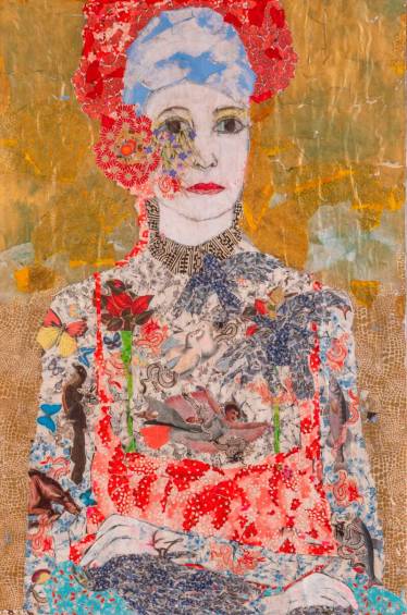 “Flor”, obra de la artista María Berrío. FOTO TOMADA DE REDES SOCIALES.