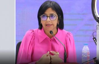  “Nada nos va a detener”, proclamó Rodríguez, reafirmando su compromiso con el país.Foto: Cortesía