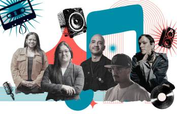 Susana Palacios, Ana María Patiño, Lelo, Gambeta y Lianna.