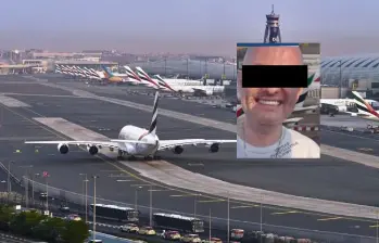 El Tiempo dio a conocer la imagen de alias Burguer King, detenido en Dubaí. FOTO: Cortesia