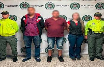 Estos fueron los tres capturados por el delito de tráfico de migrantes desde Ecuador hacia Panamá. FOTO: Cortesía