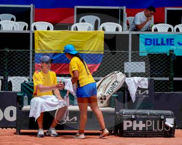 Emiliana y Valentina le dan la ventaja a Colombia en la serie ante Venezuela en la Billie Jean King Cup