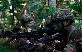 Los 600 militares de refuerzos son del Ejército, la Armada y la Fuerza Aérea de Colombia. FOTO: CORTESÍA EJÉRCITO.