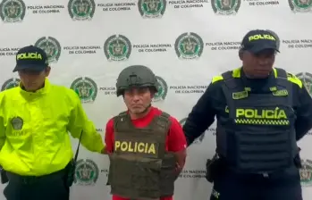 José Manuel Vera Fernández (“José”) fue capturado por la Policía en Bogotá. FOTO: CORTESÍA DE LA POLICÍA.
