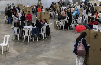 Votaciones presidenciales. Foto: El Colombiano