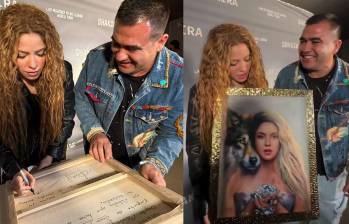 Shakira sorprendió al artista colombiano Juan Pablo Pedraza tras conocer su obra y decidió apoyarlo de una manera especial. FOTO: Tomada de Instagram @juanpablopedrazaa