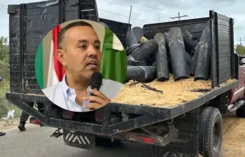 El secretario de Gobierno de La Guajira, Ismael Velásquez, rechazó el atentado del ELN al Batallón Cartagena, en Riohacha. Foto: redes y Gobernación La Guajira