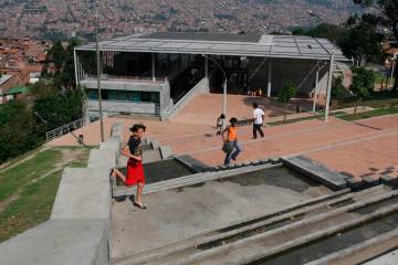 Parque Biblioteca Tomás Carrasquilla La Quintana. Foto: EL COLOMBIANO