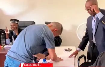 La audiencia fue suspendida y se reanudará este 28 de mayo. FOTO: Captura de video