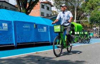 EnCicla dispone de más de 1.000 bicicletas y tiene presencia en los diez territorios que conforman el Valle de Aburrá, en un servicio totalmente gratuito para sus usuarios. Foto: Cortesía. 