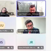 La audiencia de formulación de acusación contra Julián Bedoya se retomó este lunes 19 de mayo. FOTO: Captura de pantalla