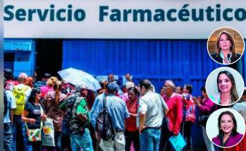 La falla en la entrega de medicamentos se ha consolidado como una de las principales causas de reclamos de usuarios contra las EPS. De arriba a abajo: Ana María Vesga, Ministra de Salud; Marcela Brun, Viceministra de Protección Social; María Andrea Godoy, Superintendente de Salud. FOTO: Julio César Herrera