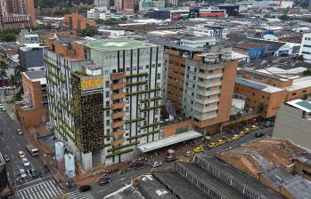 Imagen de referencia del Hospital General de Medellín, en el centro de la ciudad, donde ocurrieron los hechos Foto: EL COLOMBIANO