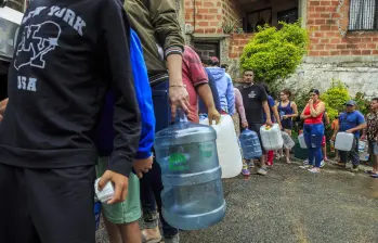 Imagen de referencia de un corte de agua en el Aburrá. Foto: Andrés Camilo Suárez Echeverry.