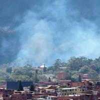 IMÁGENES: Incendios no paran en Medellín, esta vez le tocó a Buenos Aires