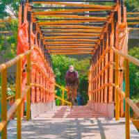 Habilitaron puente peatonal en La Iguaná por obras del metro de la 80