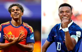 Lamine Yamal y Kylian Mbappe las figuras de España y Francia se enfrentan este martes en busca de la final del Mundial de Norteamérica. FOTO GETTY 