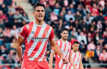 Bernardo Espinosa, jugador del Girona de España, es uno de los jugadores que suenan para llegar a Nacional. FOTO GIRONA FC