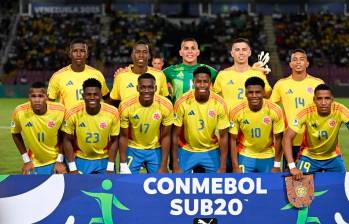 Colombia viene de ser tercera en el Sudamericano Sub-20 realizado en Venezuela, en febrero. FOTO AFP