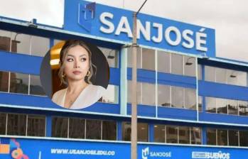 Stefanny Camacho, hasta hace dos días vicerrectora académica de la San José, ingresó a ese centro universitario en 2017, aproximadamente. Fotos: Colprensa y redes