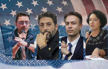 El exgobernador del Magdalena, Carlos Caicedo; el senador Agmeth Escaf, el exalcalde de Medellín, Daniel Quintero Calle, y la senadora Isabel Zuleta son algunos de los cercanos a Petro que aparecen en el listado. Fotos: Julio Herrera y Colprensa