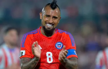 Arturo Vidal, de 37 años de edad, es uno de los referentes del fútbol chileno. FOTO AFP