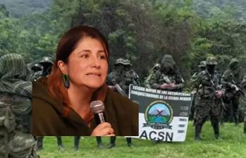 La defensora del Pueblo, Iris Marín, denunció que las ACSN mantienen un control sobre varios puntos de Santa Marta y Riohacha. Fotos: tomada de video y redes