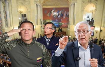 Gustavo Petro defendió a su exministro de Salud, Guillermo Alfonso Jaramillo, luego de que el senador Germán Rodríguez mantuviera sus críticas por la actuación del exfuncionario frente a la Fuerza Pública. El expresidente calificó de “extrema grosería” el reclamo. Fotos: Presidencia, Congreso y redes