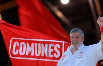 Luis Alberto Albán, conocido en las Farc con el alias de Marcos Calarcá, rechazó los señalamientos en su contra en el magnicidio de Miguel Uribe. Fotos: Comunes