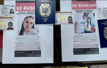 Los dos capturados por el caso de Yulixa Toloza. Foto: SIP Venezuela