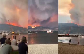 Incendios en Canadá. Foto: captura de video de X @AlertaInfoe