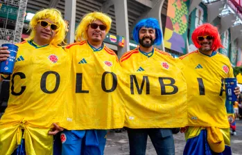 Los aficionados colombianos ya están ingresando al estadio Azteca de Ciudad de México. Foto: Juan Antonio Sánchez