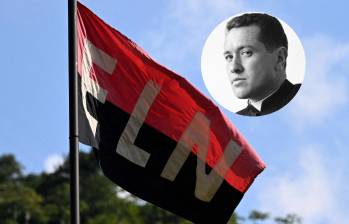 El cura Camilo Torres fue docente en la Universidad Nacional. Cuando murió en combates lleva cuatro meses en esa guerrilla. FOTOS: AFP y redes sociales